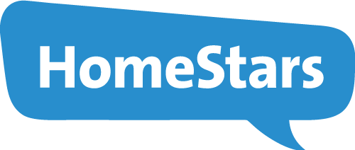 Homestars logo for Homeplus Duct Cleaning, who have many 5-star ratings.